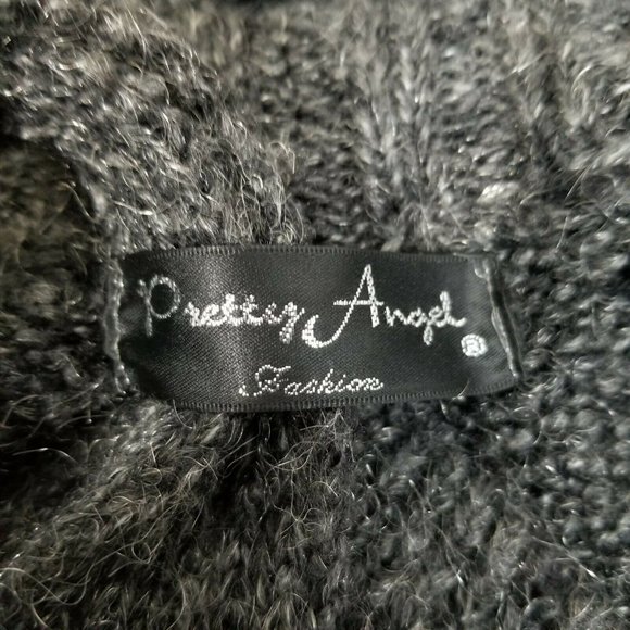 Pretty Angel Knit Crochet Asym Hem Duster Cardigan - Picture 5 of 5